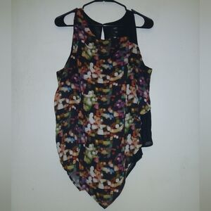 Mossimo Supply Co. Multicolor Abstract Tank Top